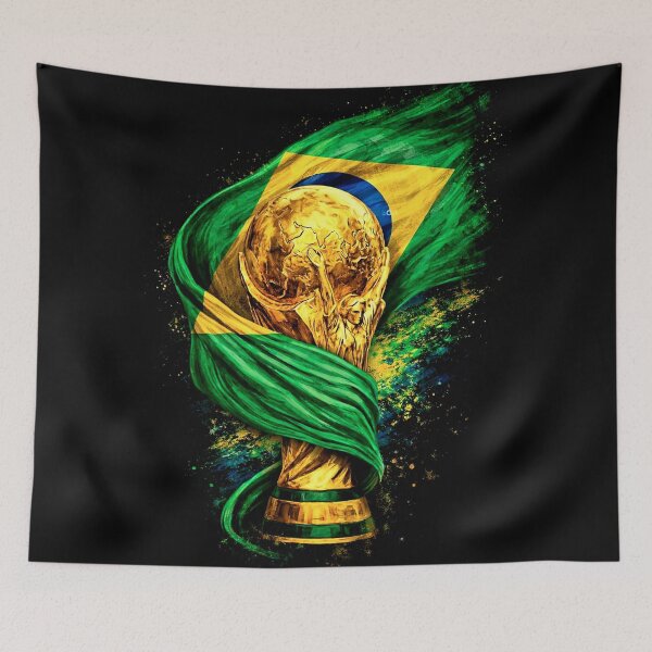 Item preview, Brazil Football National Pride designed and sold by Not Hugo.