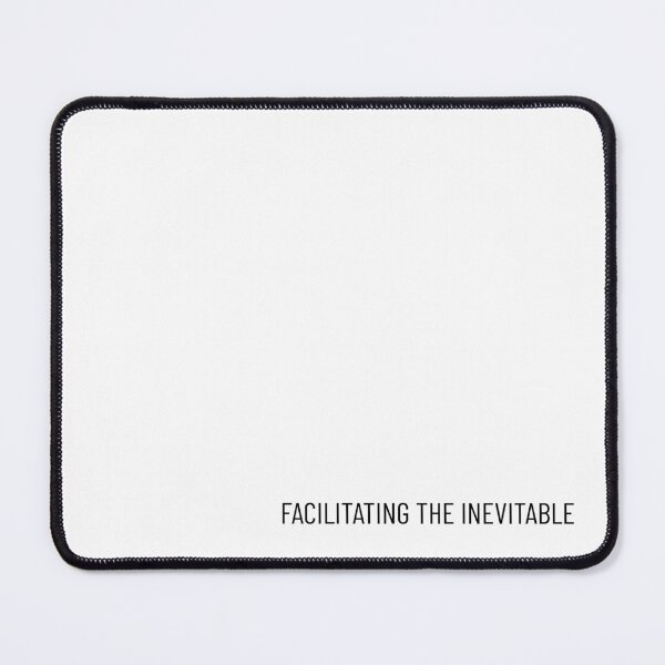 Item preview, Facilitating The Inevitable Stoic Philosophy Minimalist Typography designed and sold by PureTypeStudio.