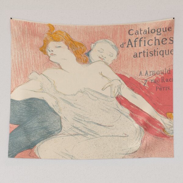 Item preview, Debauchery Débauche by Henri de Toulouse-Lautrec Belle Époque Cabaret Poster Print designed and sold by artofuniverse.
