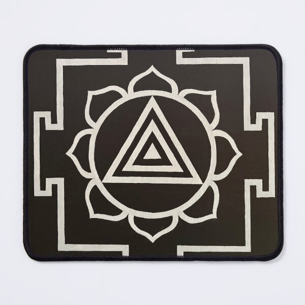 Item preview, Shiva Yantra in Black and White  designed and sold by Prajna Vajrayana Art.