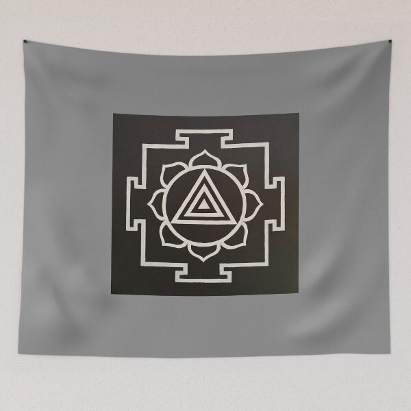 Item preview, Shiva Yantra in Black and White  designed and sold by Prajna Vajrayana Art.