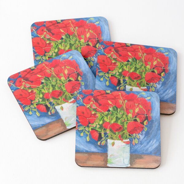 Item preview, Homage to Vincent van Gogh, poppies designed and sold by MiraBlue.
