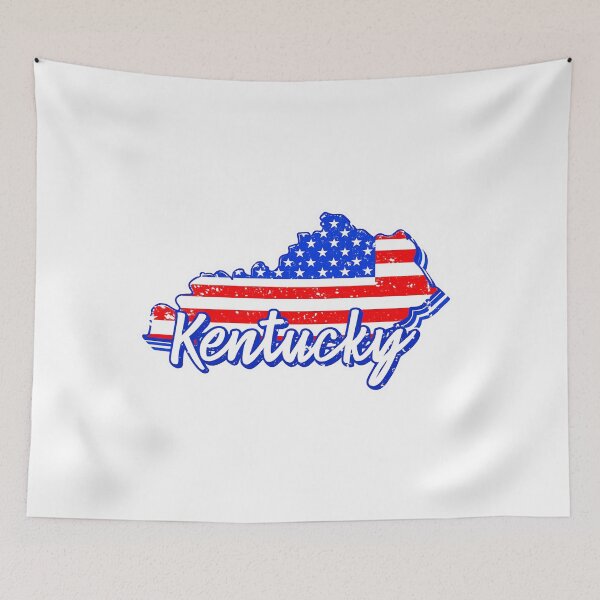 Item preview, Kentucky American Flag  designed and sold by Pressing for Victory.