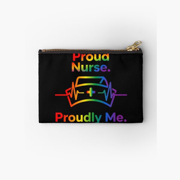 Item preview, Pride Month Nurse Gift – Proud Nurse LGBTQ Rainbow Design for Healthcare Workers designed and sold by Im-Ara.