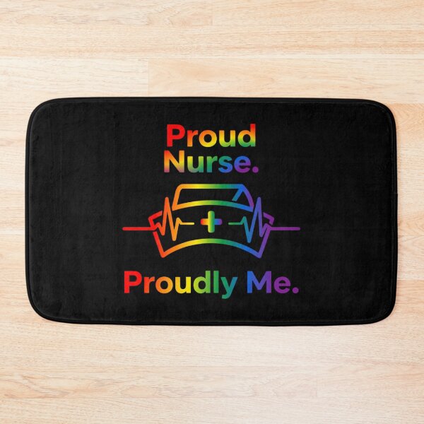 Item preview, Pride Month Nurse Gift – Proud Nurse LGBTQ Rainbow Design for Healthcare Workers designed and sold by Im-Ara.