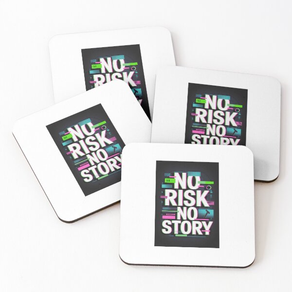 Item preview, No Risk No Story Neon Streetwear Design designed and sold by DKSH1234.