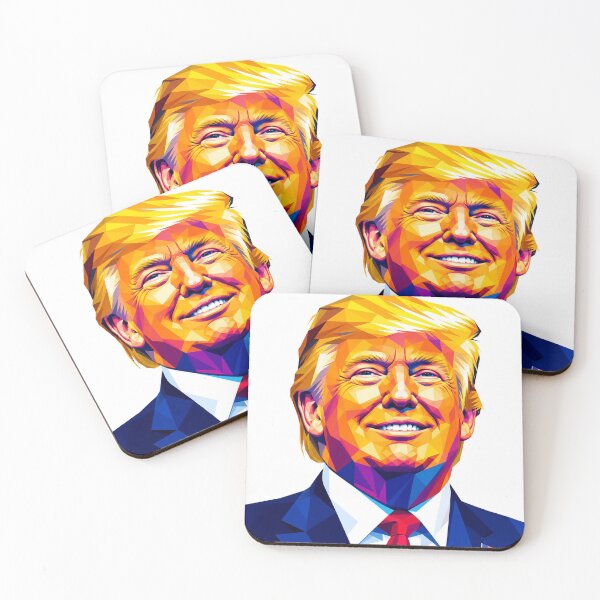 Item preview, Neon Pop Art Trump - 45 47 48 Geometric Edition designed and sold by bykunal.