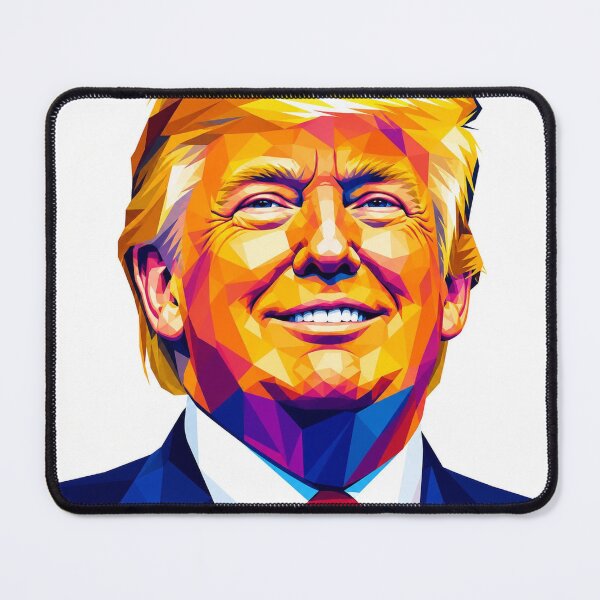 Item preview, Neon Pop Art Trump - 45 47 48 Geometric Edition designed and sold by bykunal.