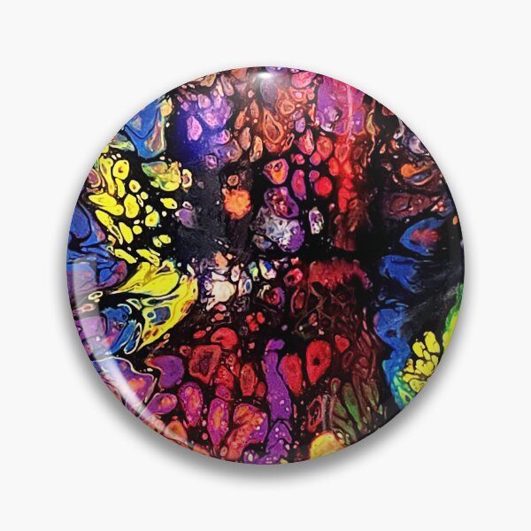 Item preview, Chromatic Eruption Original Acrylic Fluid Art by Phillip Tripp designed and sold by Cerafus.