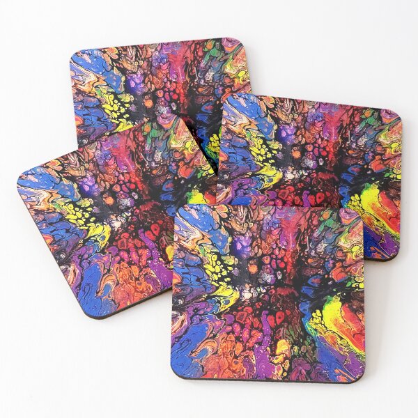 Item preview, Chromatic Eruption Original Acrylic Fluid Art by Phillip Tripp designed and sold by Cerafus.