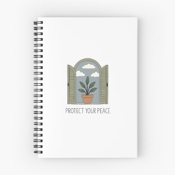 Item preview, Open Window, Calm Mind – Minimal Aesthetic Plant Illustration designed and sold by klebtgut.