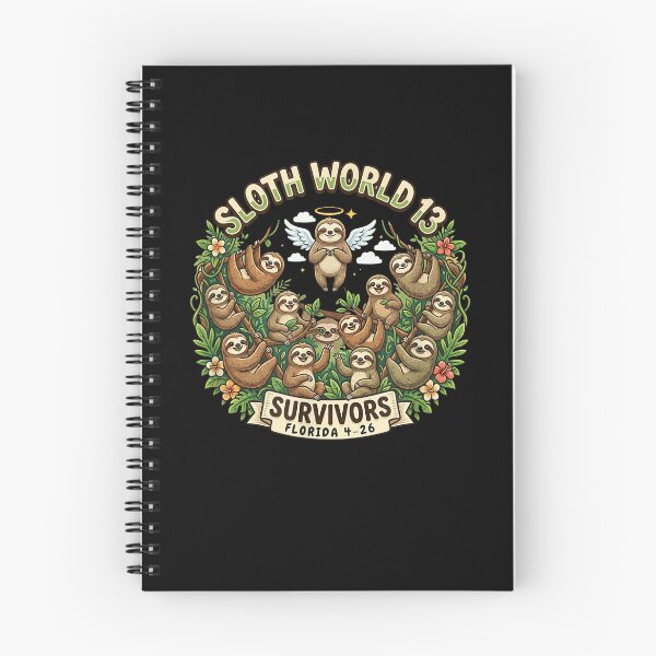 Aperçu de l'œuvre Sloth World 13 Survivants Humour Apocalyptique Paresseux créée et vendue par b3ida-zl.