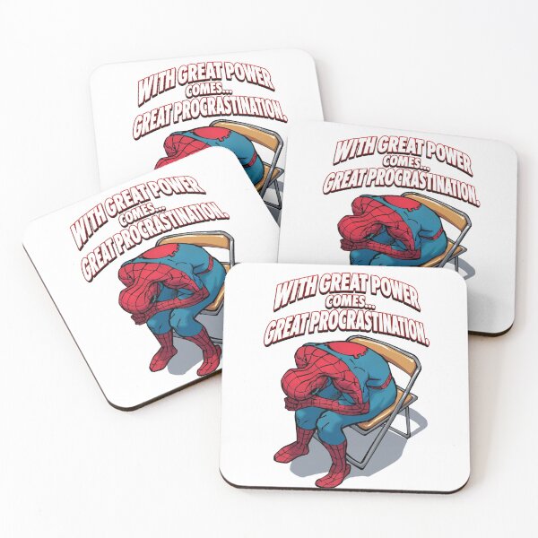 Item preview, Spidey “With Great Power Comes…Procrastinatiom” designed and sold by NDrake31.
