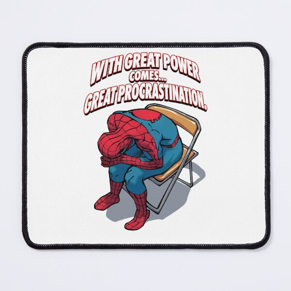 Item preview, Spidey “With Great Power Comes…Procrastinatiom” designed and sold by NDrake31.