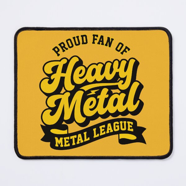 Item preview, Retro Heavy Metal League Vintage 70s Typography Fan Gear designed and sold by Cozy-Old-Pub.