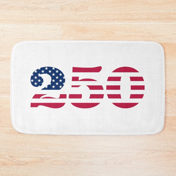 Item preview, 250 USA Flag - America 250th Anniversary (on white) designed and sold by STUDIO-72.