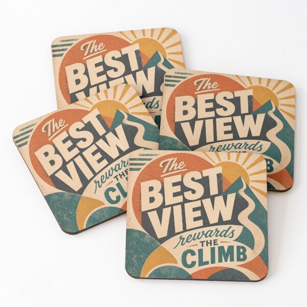 Item preview, Wall Art - Postcard - The Best View Rewards the Climb designed and sold by ForeverPrintsOK.
