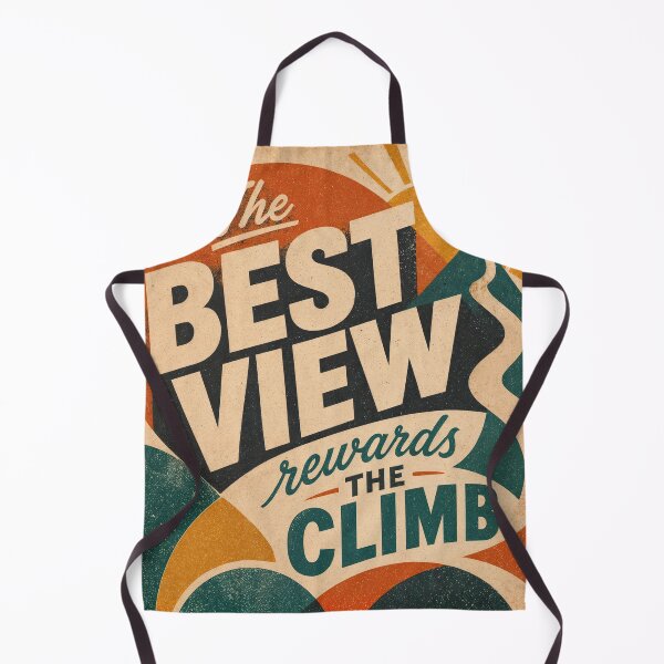 Item preview, Wall Art - Postcard - The Best View Rewards the Climb designed and sold by ForeverPrintsOK.