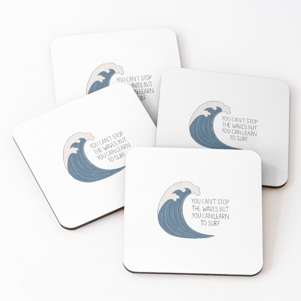 Item preview, Ride the Wave – Minimal Ocean Aesthetic Illustration designed and sold by klebtgut.