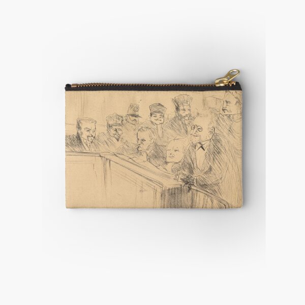 Item preview, Dupas Déposition by Henri de Toulouse-Lautrec: Vintage Courtroom Sketch Fine Art Print designed and sold by artofuniverse.