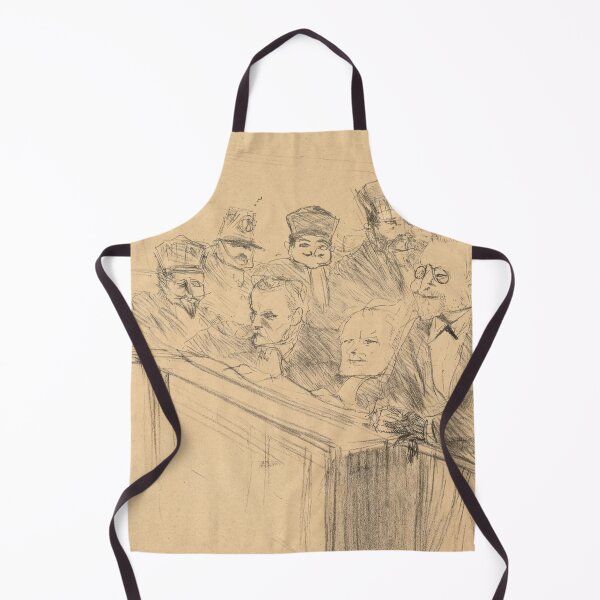 Item preview, Dupas Déposition by Henri de Toulouse-Lautrec: Vintage Courtroom Sketch Fine Art Print designed and sold by artofuniverse.