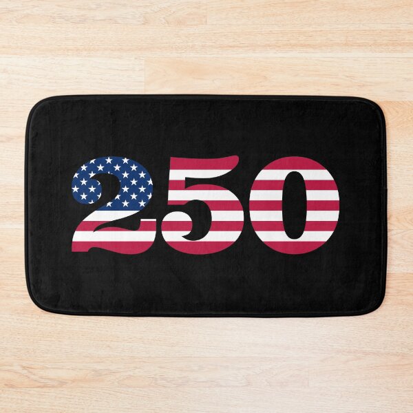 Item preview, 250 USA Flag - America 250th Anniversary (on black) designed and sold by STUDIO-72.
