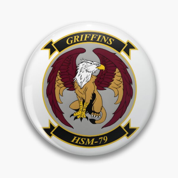 Item preview, HSM-79 "Griffins" Squadron Patch designed and sold by CharlieDesings.