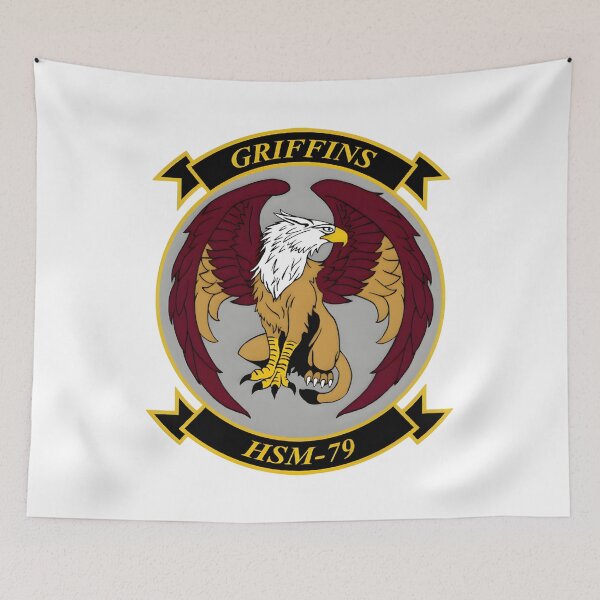 Item preview, HSM-79 "Griffins" Squadron Patch designed and sold by CharlieDesings.