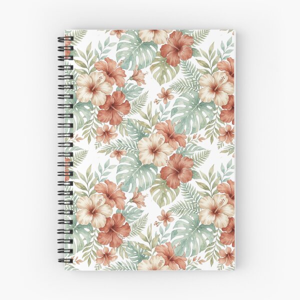 Item preview, Vintage Hawaiian Red Hibiscus and Sage Monstera Leaf Pattern designed and sold by warayut.