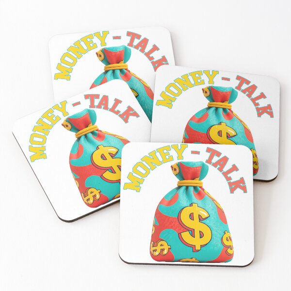 Item preview, Money Talk Vibrant Cash Bag 3D Pop Art Streetwear Design designed and sold by DesignArtist.ia.