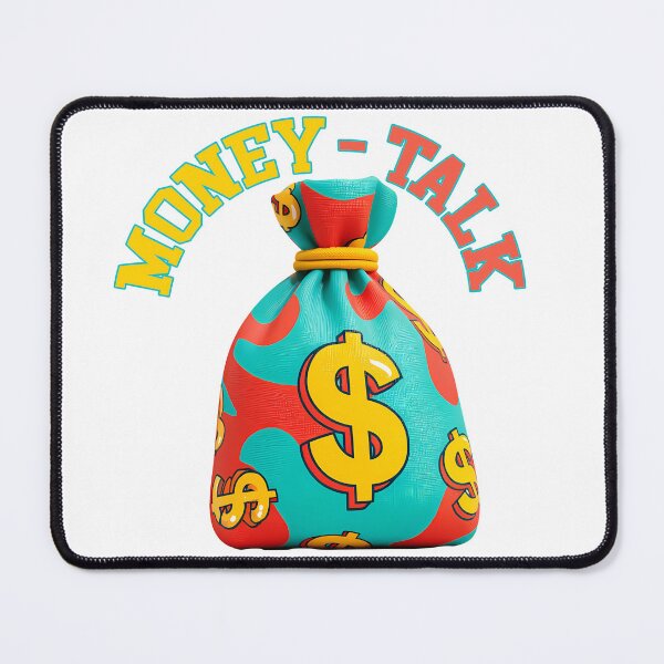 Item preview, Money Talk Vibrant Cash Bag 3D Pop Art Streetwear Design designed and sold by DesignArtist.ia.