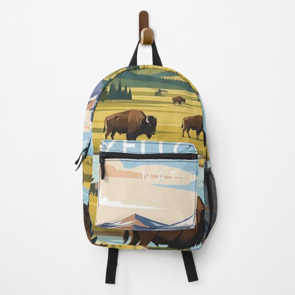 Item preview, Yellowstone travel poster national park vintage retro designed and sold by Arctic frame studio.