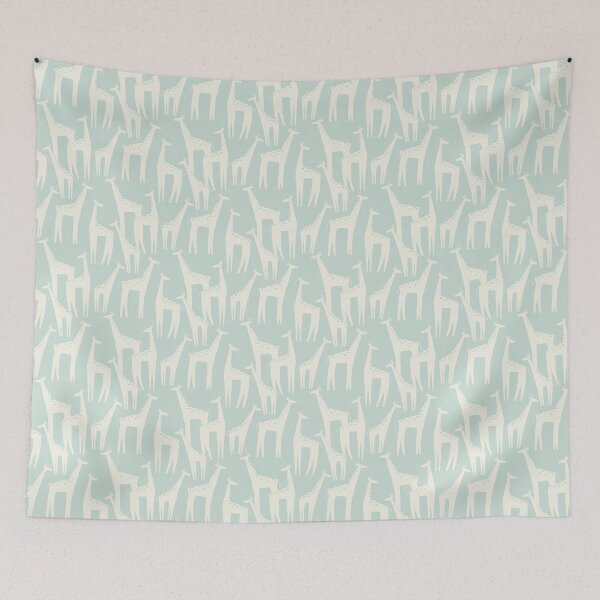 Item preview, Giraffes on the Savanna - eggshell & cream designed and sold by Johanna Kindvall.