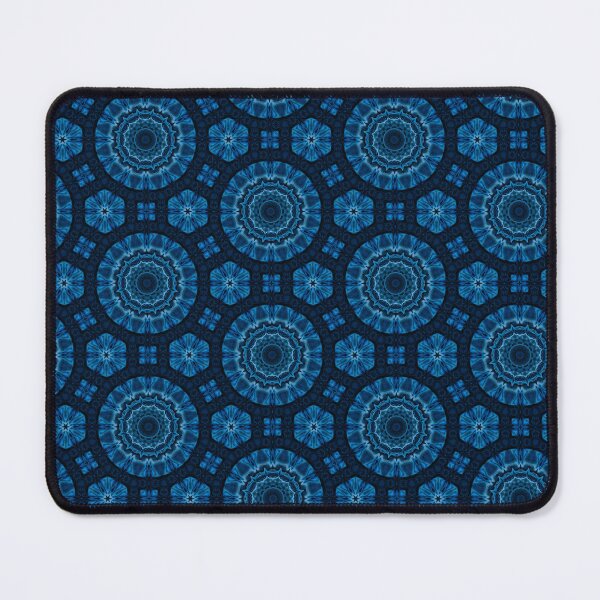 Item preview, Blue flower Mandala Pattern – Abstract Kaleidoscope designed and sold by HotPicksStore.