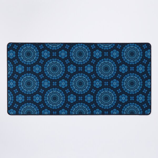Item preview, Blue flower Mandala Pattern – Abstract Kaleidoscope designed and sold by HotPicksStore.