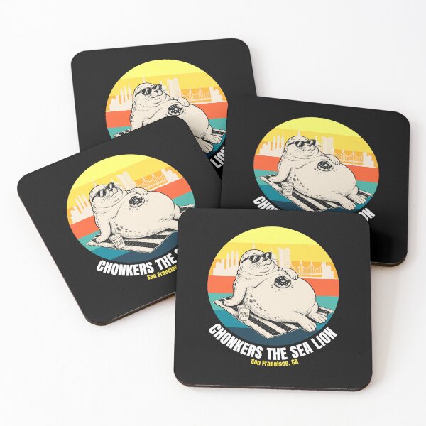 Item preview, Chonkers The Sea Lion San Francisco CA Funny Seal Beach Animal designed and sold by b3ida-zl.