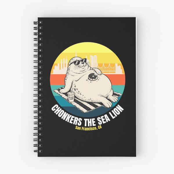 Item preview, Chonkers The Sea Lion San Francisco CA Funny Seal Beach Animal designed and sold by b3ida-zl.