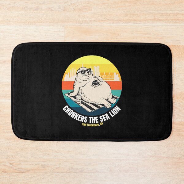 Item preview, Chonkers The Sea Lion San Francisco CA Funny Seal Beach Animal designed and sold by b3ida-zl.