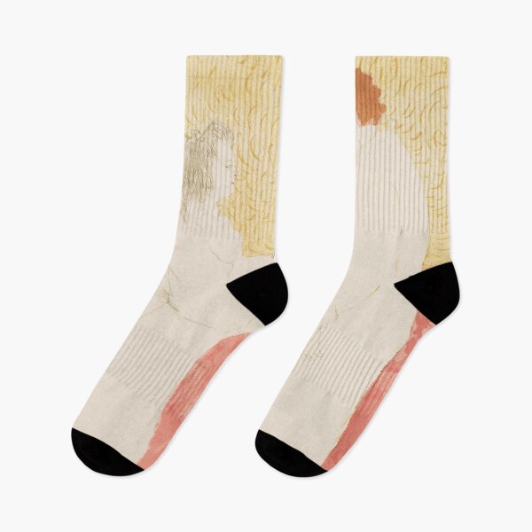 Item preview, Elles: Woman in Bed (Mlle Cha-U-Kao) by Henri de Toulouse-Lautrec | Belle Époque Intimate Fine Art Print designed and sold by artofuniverse.