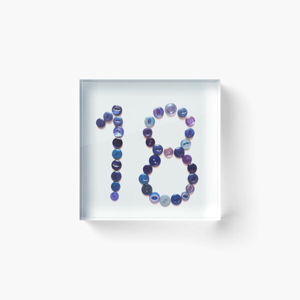 Item preview, Eighteen designed and sold by Pebbles on the Beach.