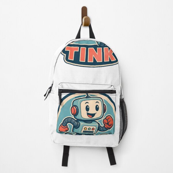 Item preview, Cute Running Robot Tink Retro Vintage Style designed and sold by ArtdesignsA.