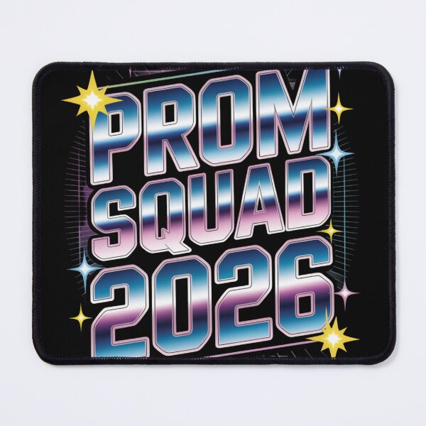 Item preview, Prom Squad 2026 Holographic Chrome Rainbow T-Shirt — Glam Prom Night Squad Gift V2 designed and sold by DarylWelsh2024.