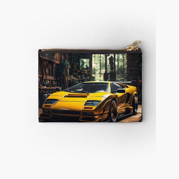 Item preview, Vintage Style Super Car Hidden Inside A Rustic Workshop designed and sold by RevUpDesign.