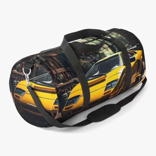 Item preview, Vintage Style Super Car Hidden Inside A Rustic Workshop designed and sold by RevUpDesign.