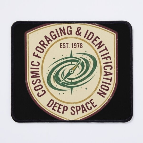 Item preview, Vintage Cosmic Foraging & Identification Deep Space Badge designed and sold by marry treasures.