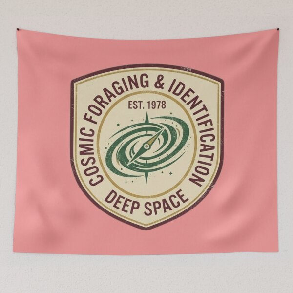 Item preview, Vintage Cosmic Foraging & Identification Deep Space Badge designed and sold by marry treasures.