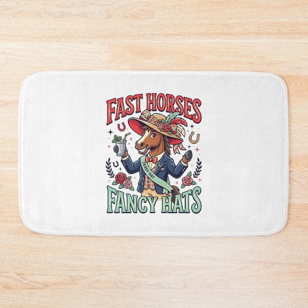 Item preview, Fast Horses Fancy Hats Funny Horse Racing Derby Day Equestrian Love designed and sold by b3ida-zl.