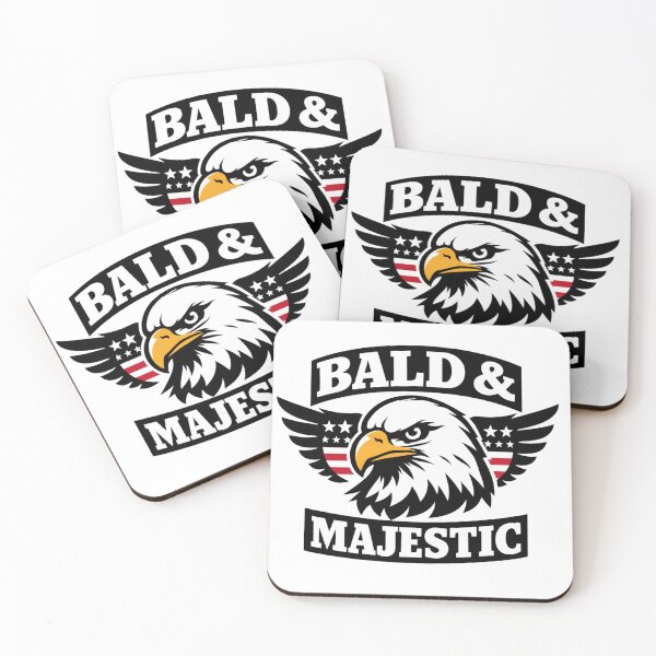 Item preview, Bald & Majestic American Eagle Patriotic Wings Funny designed and sold by Owcomm.