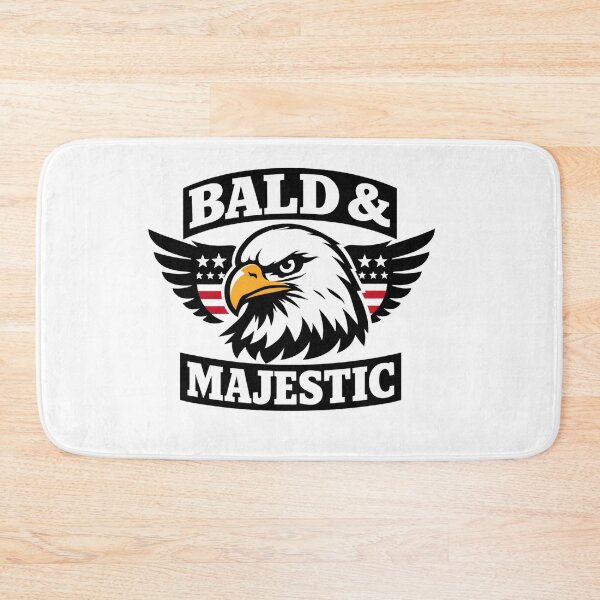 Item preview, Bald & Majestic American Eagle Patriotic Wings Funny designed and sold by Owcomm.