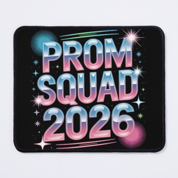 Item preview, Prom Squad 2026 Holographic Chrome Rainbow T-Shirt — Glam Prom Night Squad Gift V3 designed and sold by DarylWelsh2024.